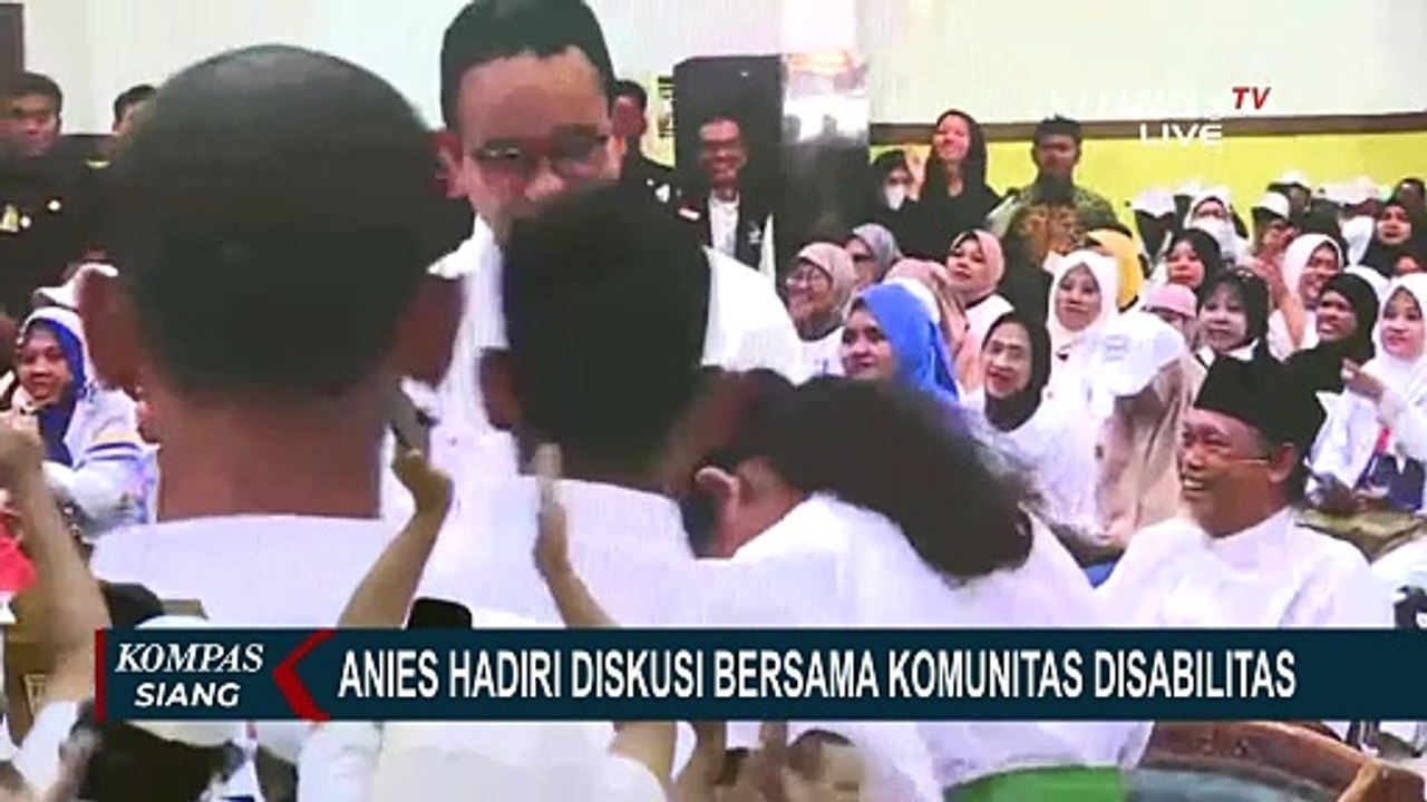 Anies Hadiri Diskusi Bersama Komunitas Disabilitas se-Jabodetabek