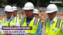 Tinjau Proyek MRT Fase 2, Presiden Jokowi: Targetkan Mulai Beroperasi 2027