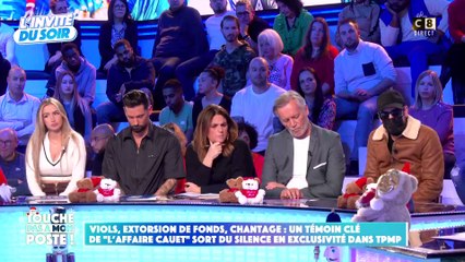 Affaire Cauet - Un jeune homme masqué, se faisant appeler Ludovic, témoigne sur le plateau de TPMP et charge Julie qui accuse l'animateur de viol : "Elle a tout mis en place depuis 2017 pour l'a
