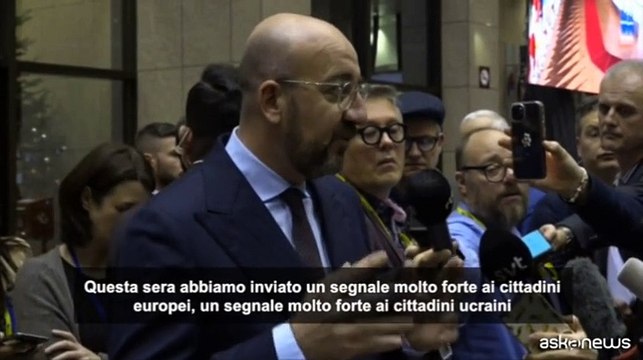 Michel: avvio negoziati adesione Ucraina e Moldavia ? momento storico