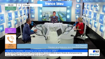 15/12/2023 : l'invité d'actu 8h15 France Bleu Paris
