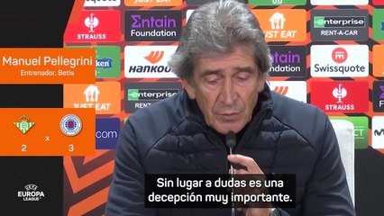 PELLEGRINI HABLA TRAS LA ELIMINACIÓN DEL BETIS | EUROPA LEAGUE