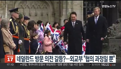 네덜란드 국빈 방문 의전 갈등?…외교부 "협의 과정이었을 뿐"