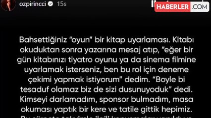 Tiyatro ekibi kurup yüzüstü mü bıraktı? Özge Özpirinçci'den yalanlama geldi