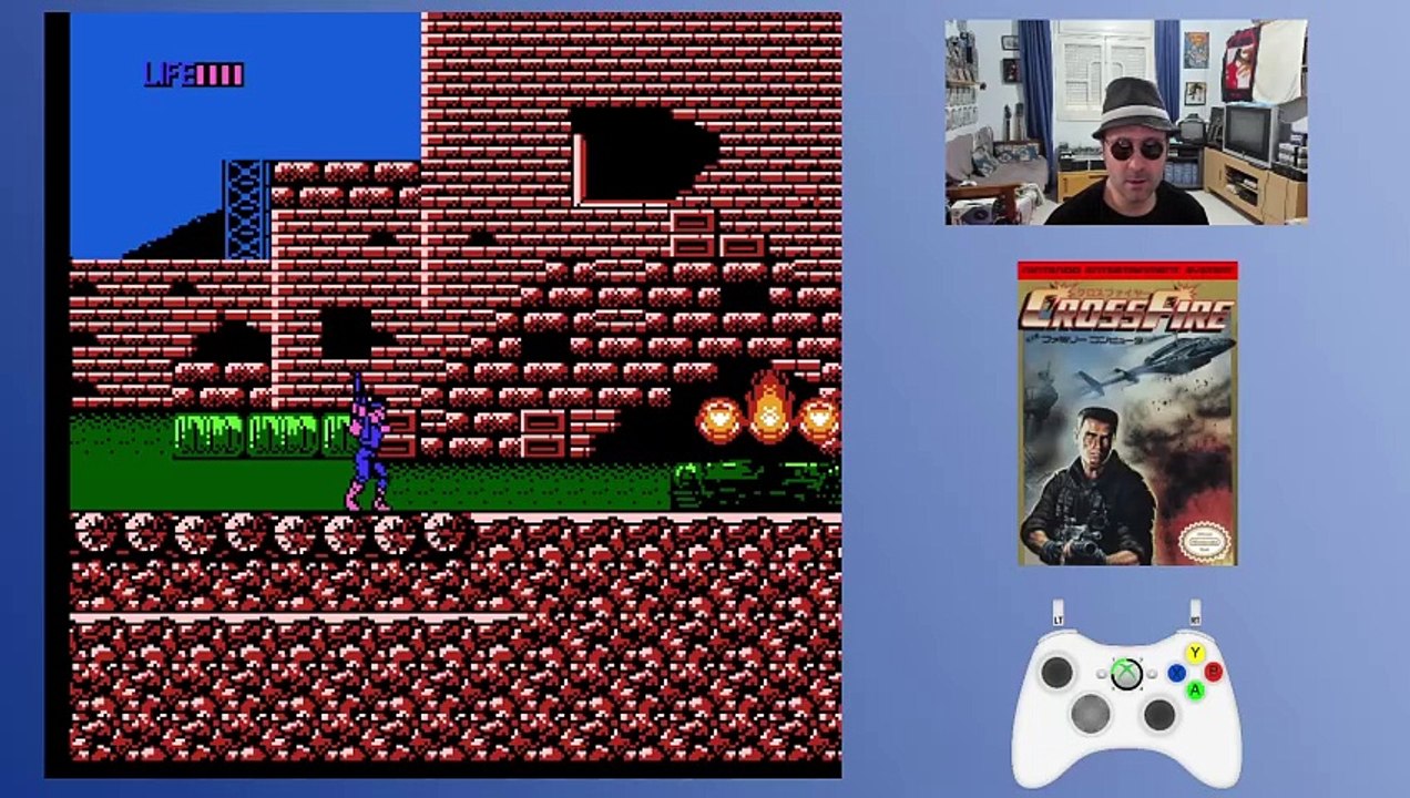 CROSS FIRE (Famicom)  Une bonne alternative à CONTRA (1080p_60fps_H264-128kbit_AAC)