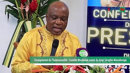 [#Reportage] Enseignement de l'homosexualité : Camélia Ntoutoume pointe la responsabilité de Séraphin Moundounga