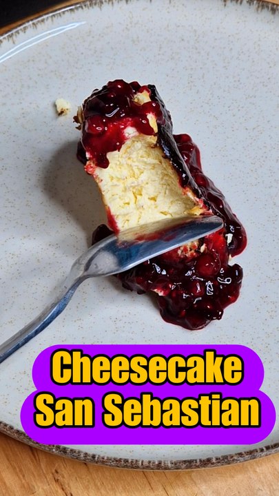 Mon cheesecake basque !