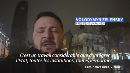 Négociations d'adhésion de l'UE : Zelensky félicite les Ukrainiens