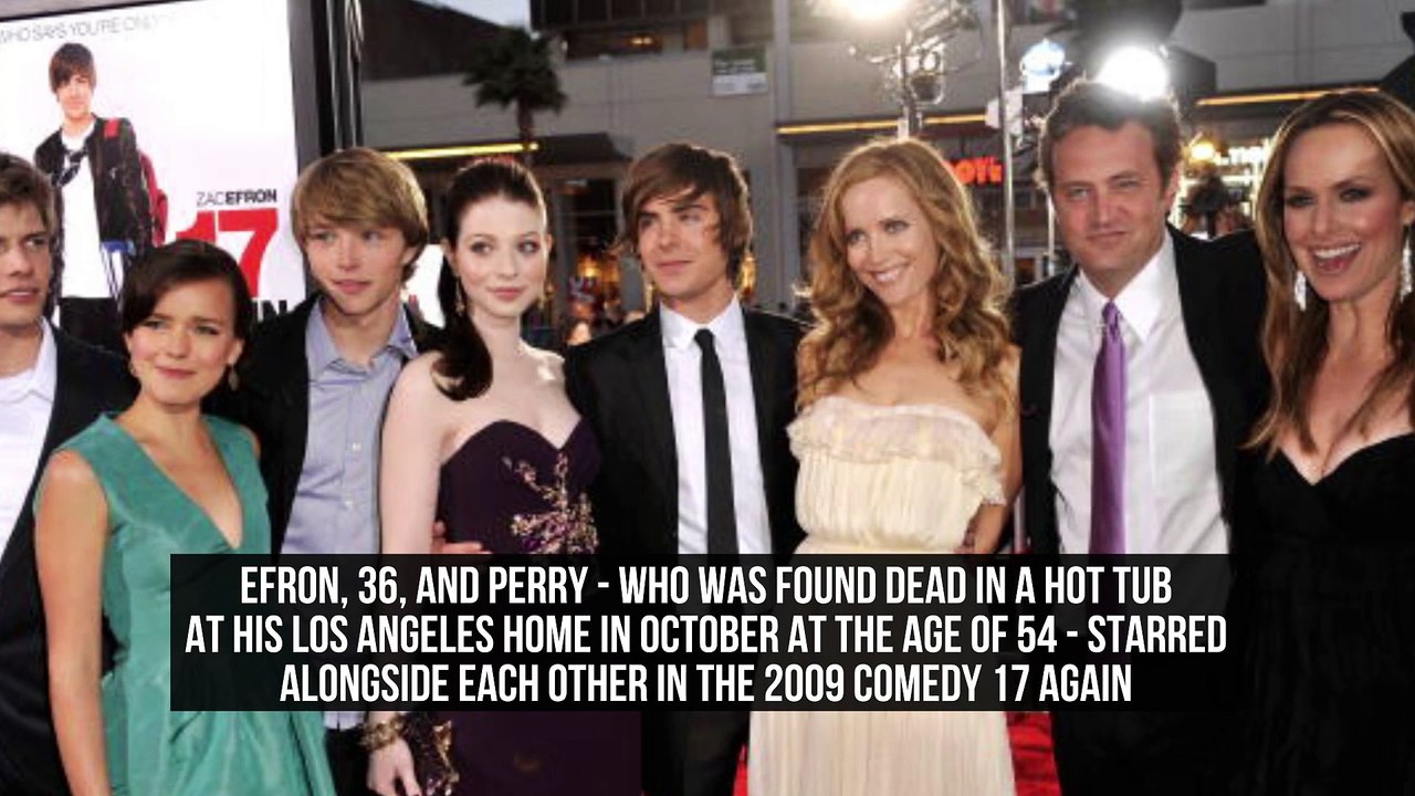 Zac Efron wished he had reached out to Matthew Perry