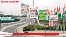 Titrologue du Vendredi 15 décembre 2023/Titrologue 15décembre2023/ouverture du 8eme congrès extraordinaire du PDCI demain à l'hôtel Ivoire