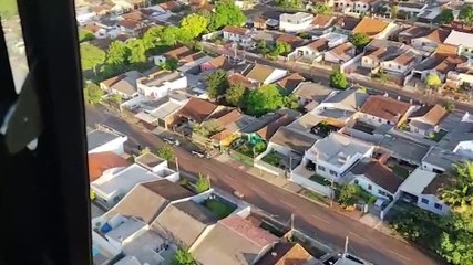 Imagens mostram diligências aéreas realizadas durante operação contra o tráfico em Cascavel