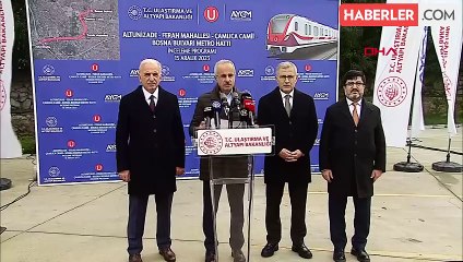 BAKAN URALOĞLU: ALTUNİZADE-BOSNA BULVARI ARASI 8 DAKİKA 40 SANİYEDE SEYAHAT EDİLEBİLECEK