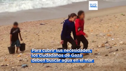 Dramática escasez de agua potable en la Franja de Gaza