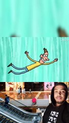 Airoplane jump animation vedio