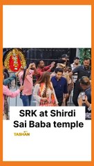SRK Visits Shirdi Sai Baba Temple with Suhana Khan & Family Ahead of Dunki & The Archies Release
