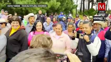 Delfina Gómez dice que hay personas desaparecidas; se niega a usar el término "secuestrados"