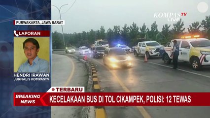 Lalu Lintas KM 73 Tol Cipali Tersendat Imbas Evakuasi Laka Maut Antarbus