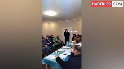 Ukrayna'da akılalmaz olay! Toplantıyı basan milletvekili attığı 3 el bombasıyla odayı havaya uçurdu
