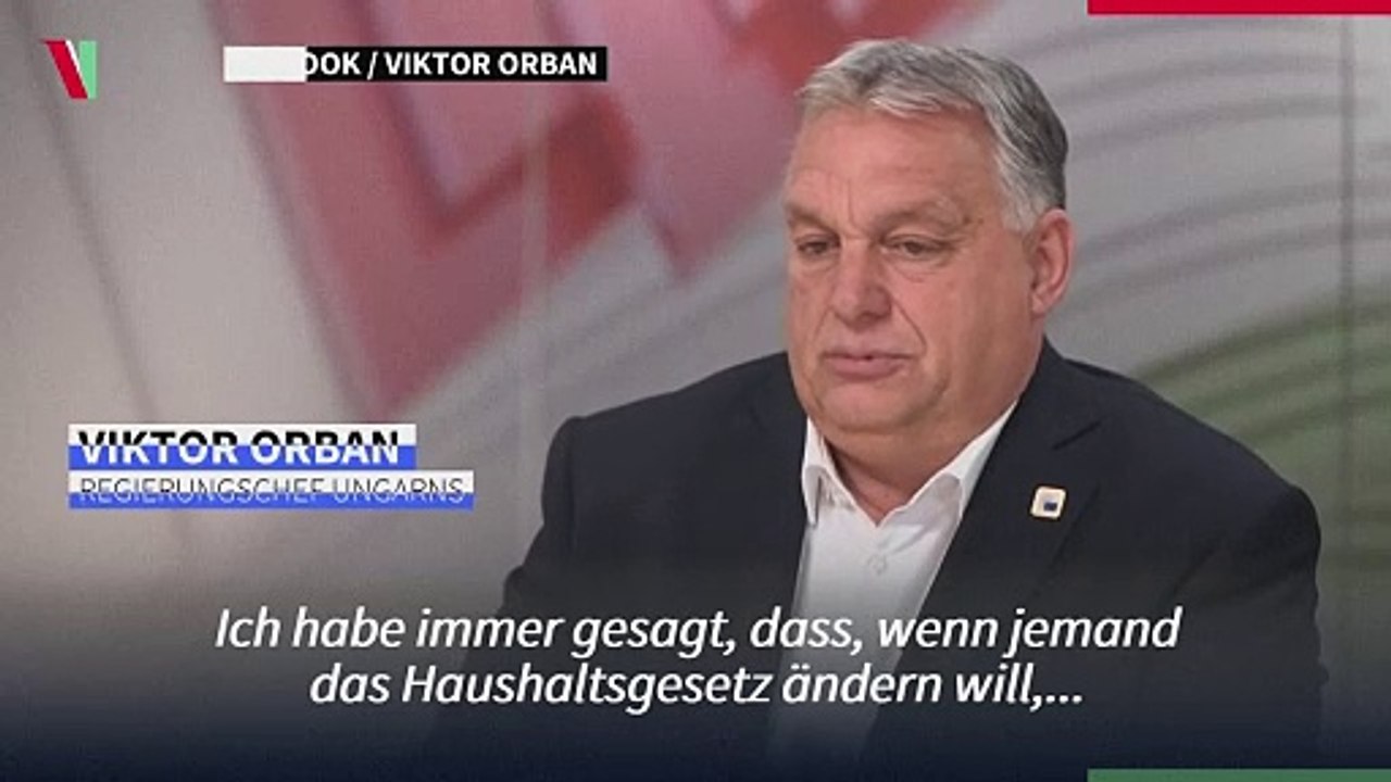 Vor Ukraine-Beschluss: Orban fordert weitere Milliarden von der EU