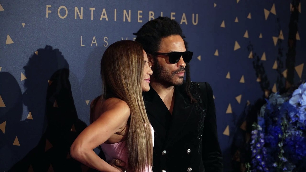 Lenny Kravitz at the Fontainebleau Las Vegas opening