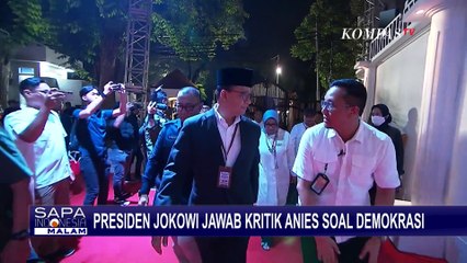 Presiden Jokowi Jawab Kritik Anies soal Demokrasi: Kami Tak Pernah Batasi Kebebasan Berbicara