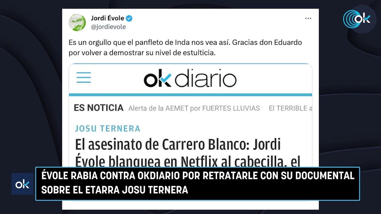 Évole rabia contra OKDIARIO por retratarle con su documental sobre el etarra Josu Ternera