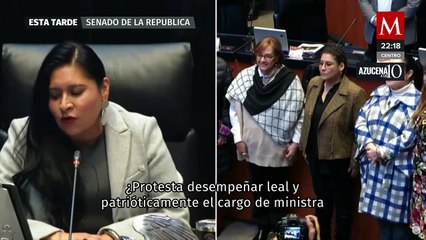 Download Video: Lenia Batres es nombrada ministra de la Suprema Corte de Justicia de la Nación