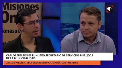 Carlos Nielsen Es El Nuevo Secretario De Servicios Públicos De La Municipalidad
