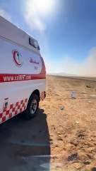 الإسعاف الجوي و4 فرق إسعافية ‏تباشر تصادمًا بالقصيم خلّف 8 مصابين