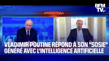 Vladimir Poutine Répond à Son Sosie Virtuel IA lors d'une Q&A Inattendue 🤖