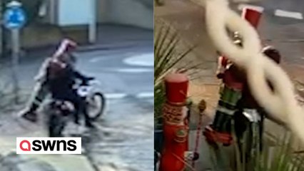 Thieves on bike steal 6ft Nutcracker statue from restaurant