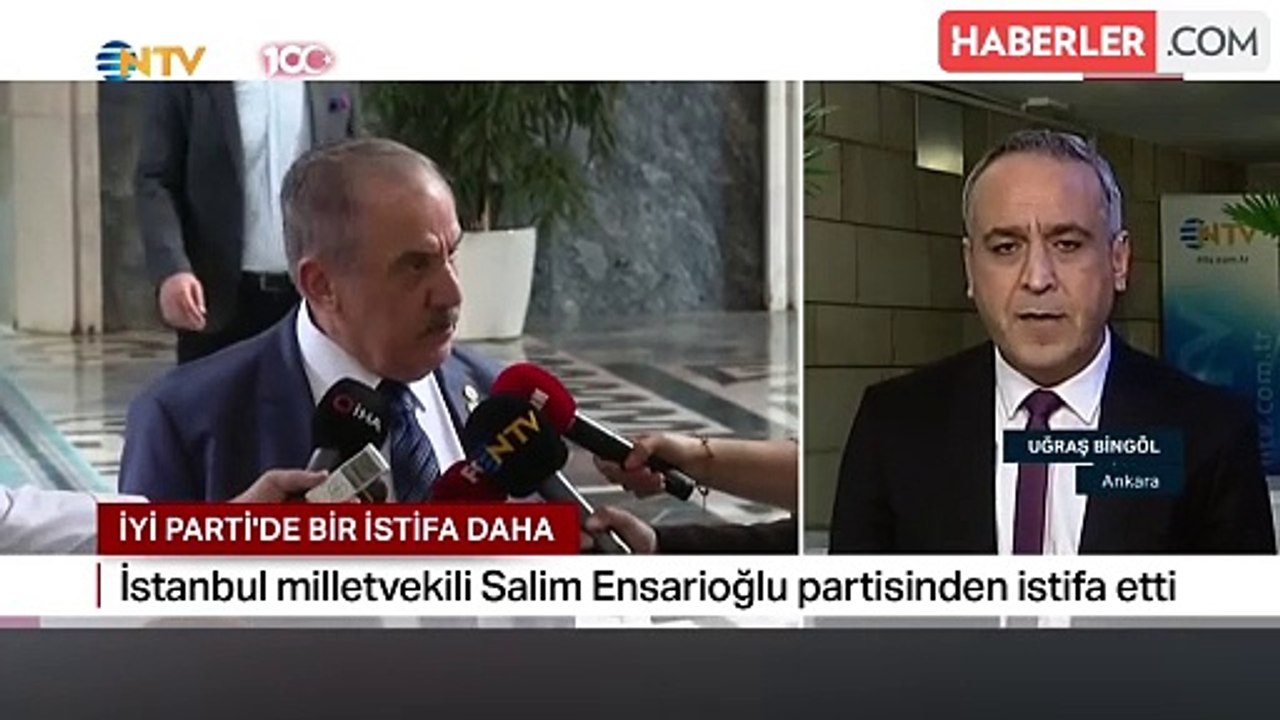 Disipline sevk edilen İYİ Parti İstanbul Milletvekili Salim Ensarioğlu partisinden istifa etti