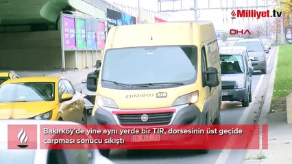 Bakırköy'de aynı yer aynı kaza