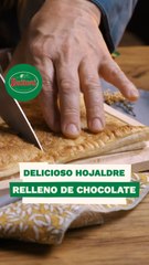 Delicioso HOJALDRE relleno de CHOCOLATE