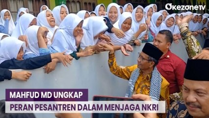 Kunjungi Ponpes Miftahul Huda Tasikmalaya, Mahfud MD Ungkap Peran Pesantren Menjaga NKRI