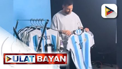 Anim na jersey shirts ni Football star Lionel Messie, naibenta ng $7.8M sa auction