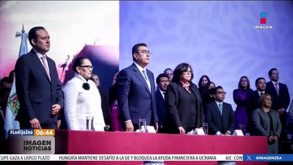 Rosa Icela Rodriguez refrenda el respaldo del gobierno federal a la administración de Sergio Salomón