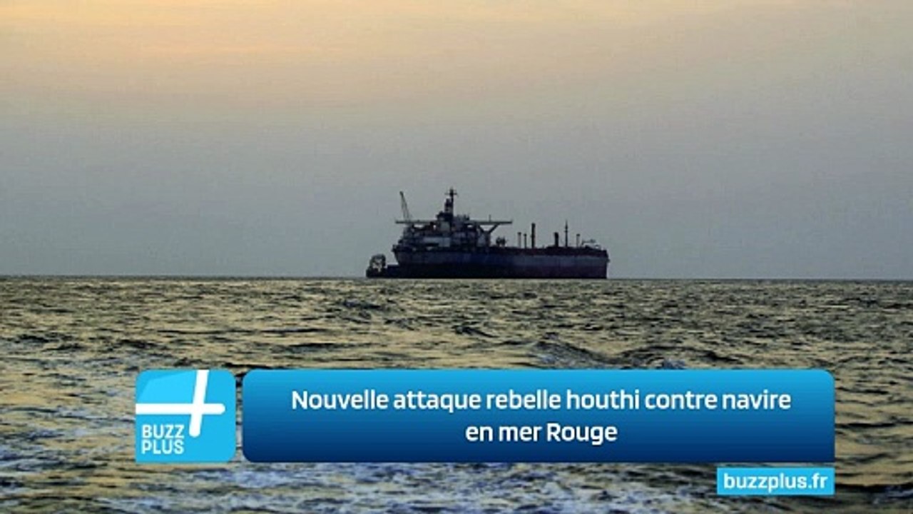 Nouvelle attaque rebelle houthi contre navire en mer Rouge video
