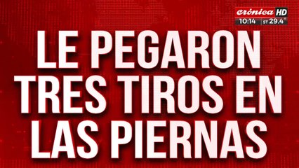 Discutían por una deuda y lo baleó tres veces en una pierna