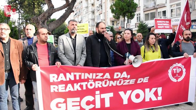 Mersin'de nükleer santral protestosu... 'Bu akılalmaz projeden vazgeçin' | Haber: Abidin YAĞMUR 