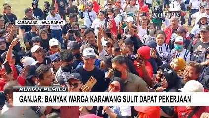 Ganjar Sebut  Banyak Warga Karawang Sulit Dapat Kerja Padahal Masuk Kawasan Industri