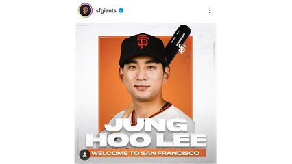 "이정후 선수, 환영합니다" 샌프란시스코, 6년 계약 공식 발표 / YTN