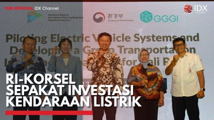 RI-Korsel Sepakat Investasi Kendaraan Listrik