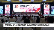 Momen Prabowo Hadiri Gerindra Gelar Rakornas, Bahas Strategi Pemenangan