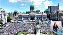 Gobierno argentino anunció protocolo para controlar las manifestaciones sociales