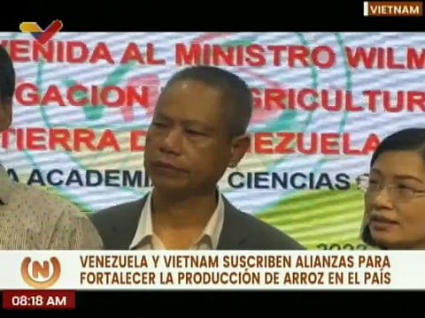 Venezuela y Vietnam suscriben un Memorándum para fortalecer la producción de arroz en el país