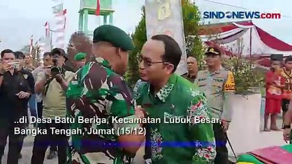 Resmikan Bantuan Sarana Air Bersih, Pangkostrad: Membuka Mata Rantai Kehidupan