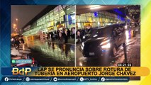 Aeropuerto Jorge Chávez: pasajeros denuncian cierre de baños por rotura de tubería