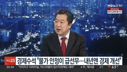 경제수석 "물가 안정이 급선무…내년엔 경제 개선"
