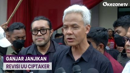 Ganjar Janjikan Revisi UU Ciptaker Jika Terpilih Jadi Presiden 2024